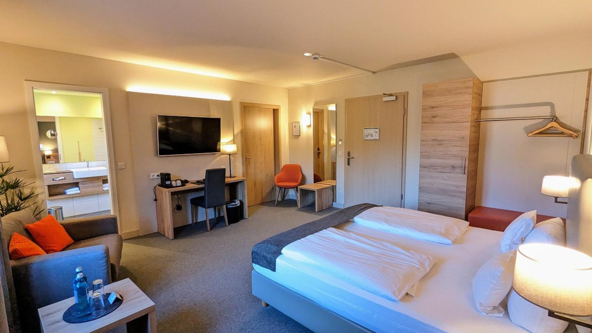 Premium rooms in the quiet part of the hotel